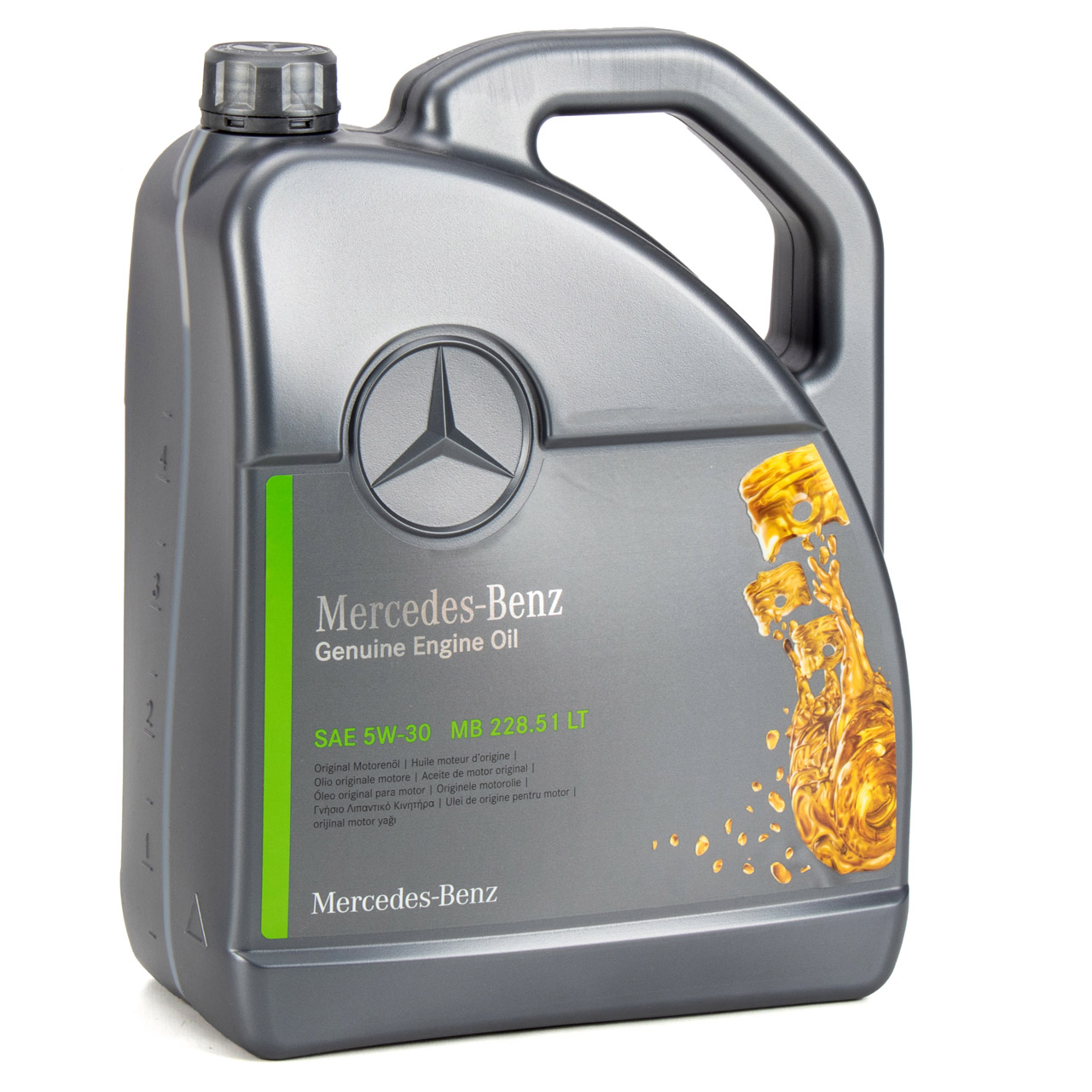 Benz 5W30 Motor Yağı 5 LT MB 229.51 Orijinal Yıldızlı 2022 Tarihli