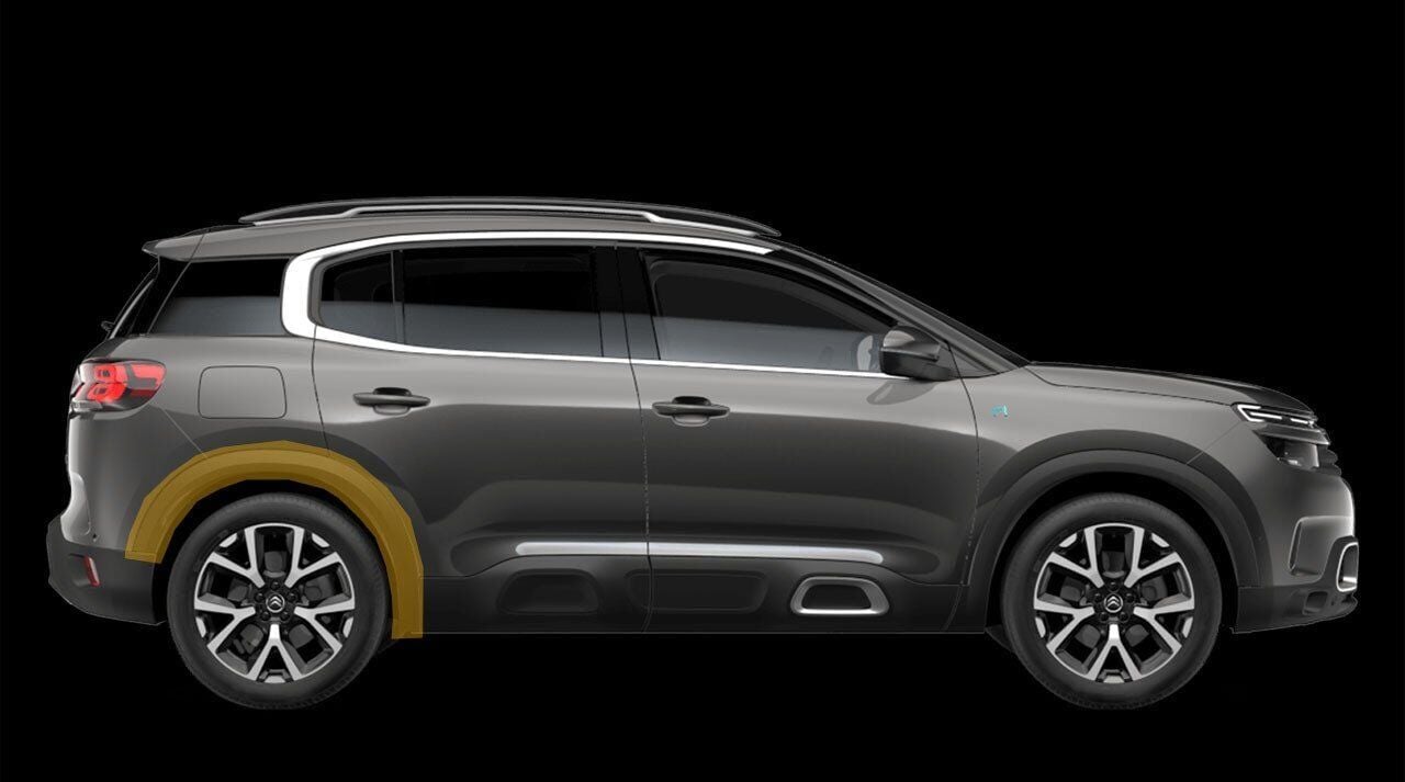 Citroen C5 Aircross Arka Sağ Çamurluk Dodiği Orijinal
