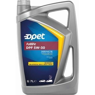 FULLİFE DPF 5W30 Tam Sentetik 7 Litre Motor Yağı