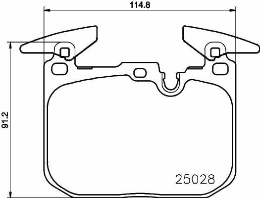 Fren Balatası Ön (BMW F20-F22-F23-F30-F34-F32-F33-F36)