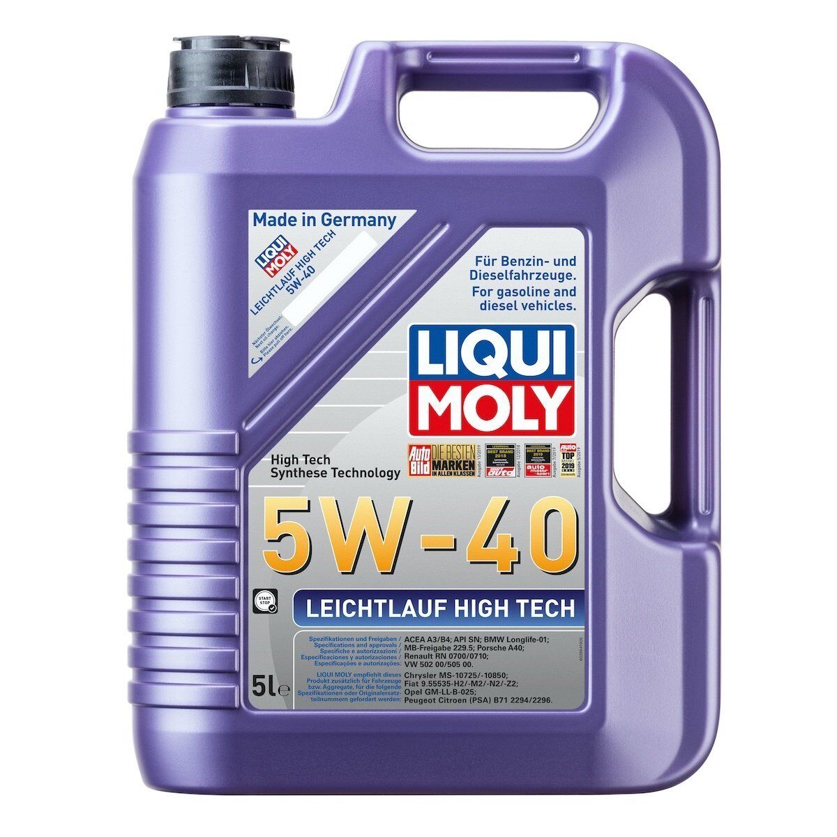 Leichtlauf High Tech 5W-40 Motor Yağı 5 Litre (2328)
