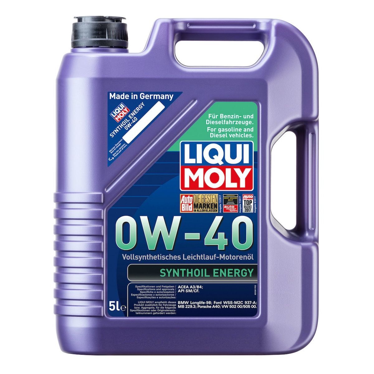 LIQUİ MOLY ynthoil Energy 0W-40 Motor Yağı 5LT ()
