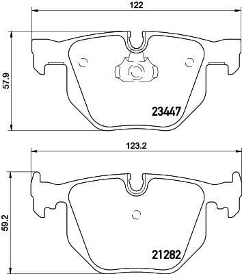Fren Balatası Arka BMW E65-E66 730D / 730 / 735