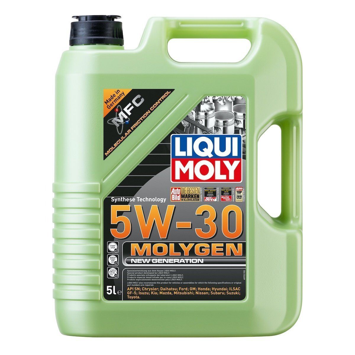 Molygen 5W-30 Motor Yağı New Generation 5 Litre (9952)