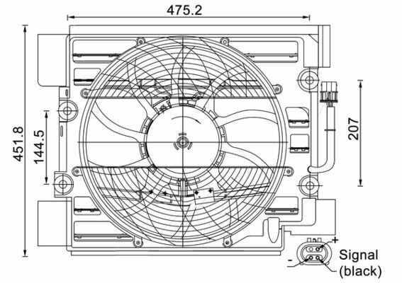 Fan Komple E 39 3 Fişli