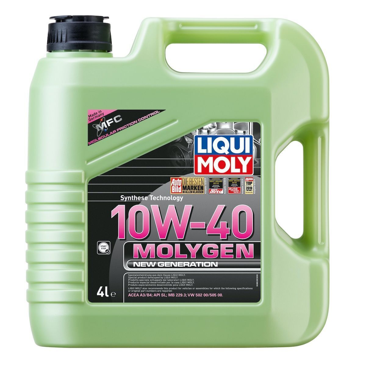 Molygen New Generation 10W-40 4 Litre Motor Yağı ()