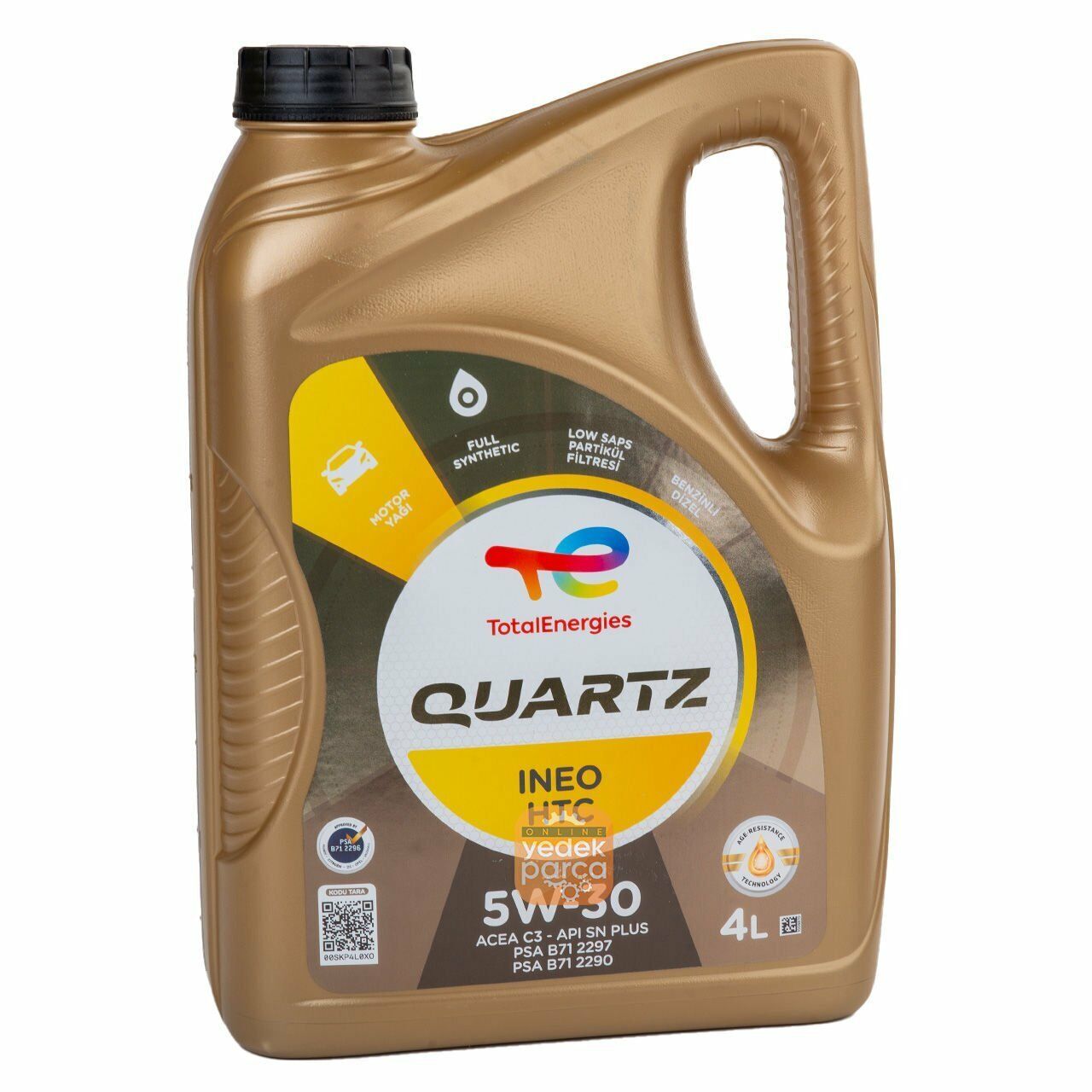 Quartz İneo HTC 5W-30 Motor Yağı 4 Litre