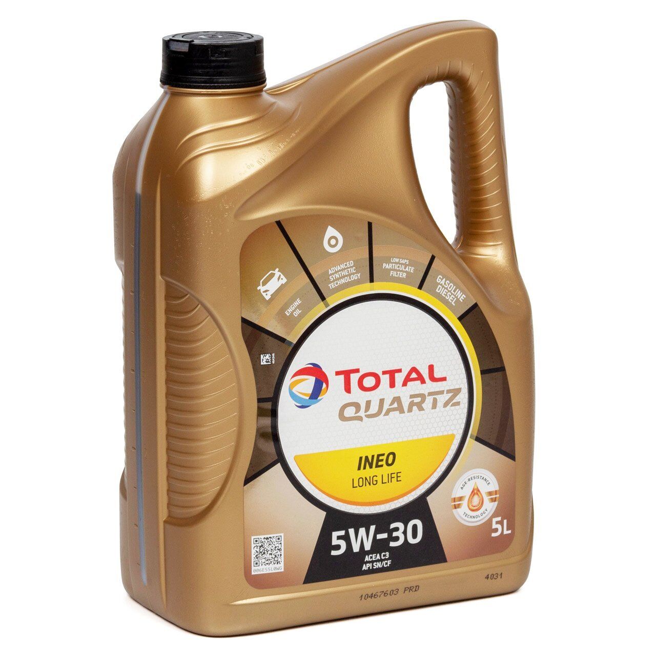 Quartz İneo Long Life 5W30 5lt Motor Yağı Partiküllü Psa Onaylı Acea C3