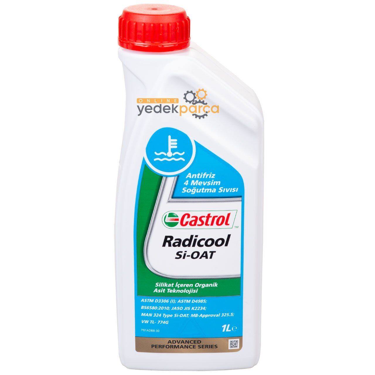 Radicool SIOAT-1 Litre Organik Eflatun Antifriz (Volkswagen G13 Onaylı)