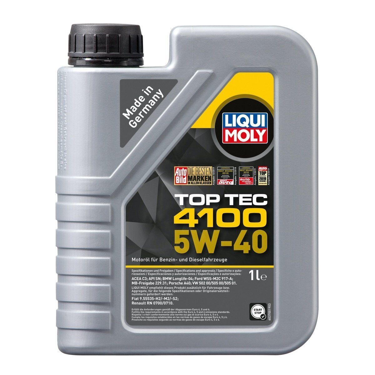 Top Tec 4100 5W-40 Motor Yağı 1 Litre (9510)