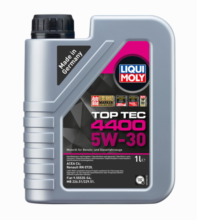 Top Tec 4400 5W30 Renault RN 0720 Onaylı Motor Yağı 1 Litre (2319)
