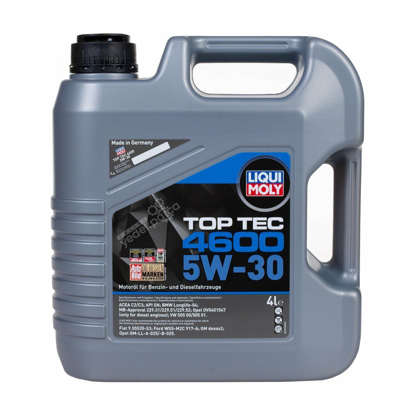 Top Tec 4600 5W-30 Dexos2 4 Litre Motor Yağı 2024 Üretim Yılı (3763)