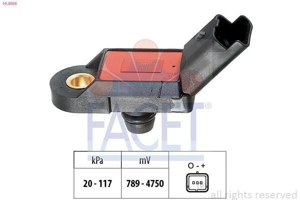 Peugeot 307 2001-2006 2.0 Benzinli 16 Valf Basınç Map Sensör