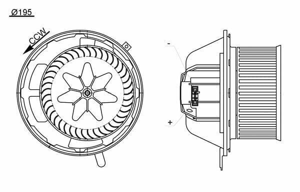 Kalorifer Motoru 07-1-Seri (E81-E87) 3-Seri (E90-E91) X1 (E84) X3 (F25) X4 (F26)