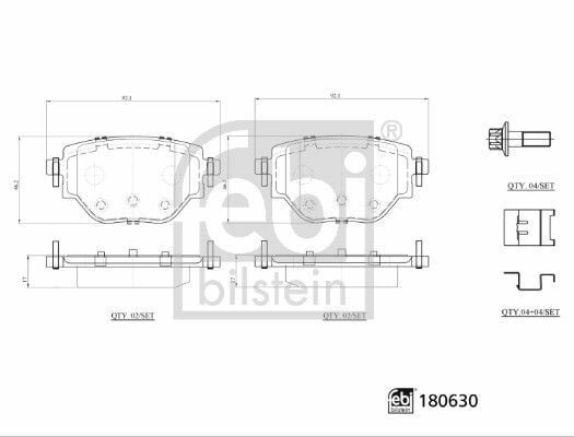 Fren Balatası Arka-(Peugeot 2008 II 2019 / Opel Corsa F 2019 / Peugeot 208 II 2019 / /)