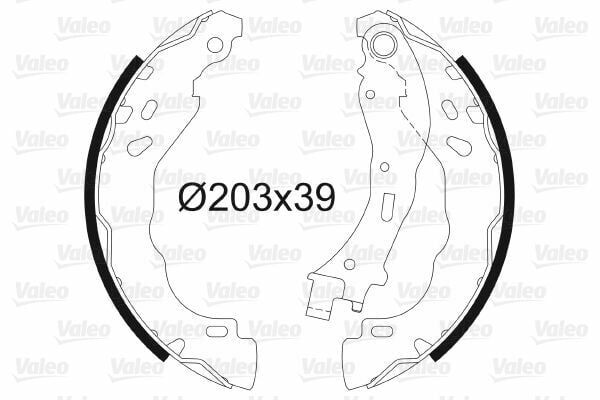 Arka Fren Balatası (Pabuclu) Renault Clio II 98-03 Clio IV 12-Symbol II 08-Symbol III 14-Dacia Logan 04-Dacia Sandero II 08-Duster 10-Nısssan Micra IV 10-15 Note 13 -