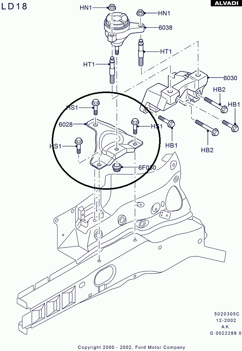 Focus 1998-2005 1.6 Benzinli Zetec Motor Takoz Bağlantı Braketi