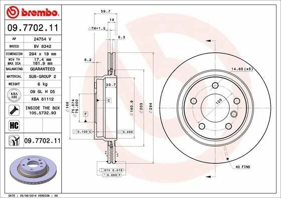 Fren Diski Arka Kaplamalı Havalı BMW E46 2001-2005
