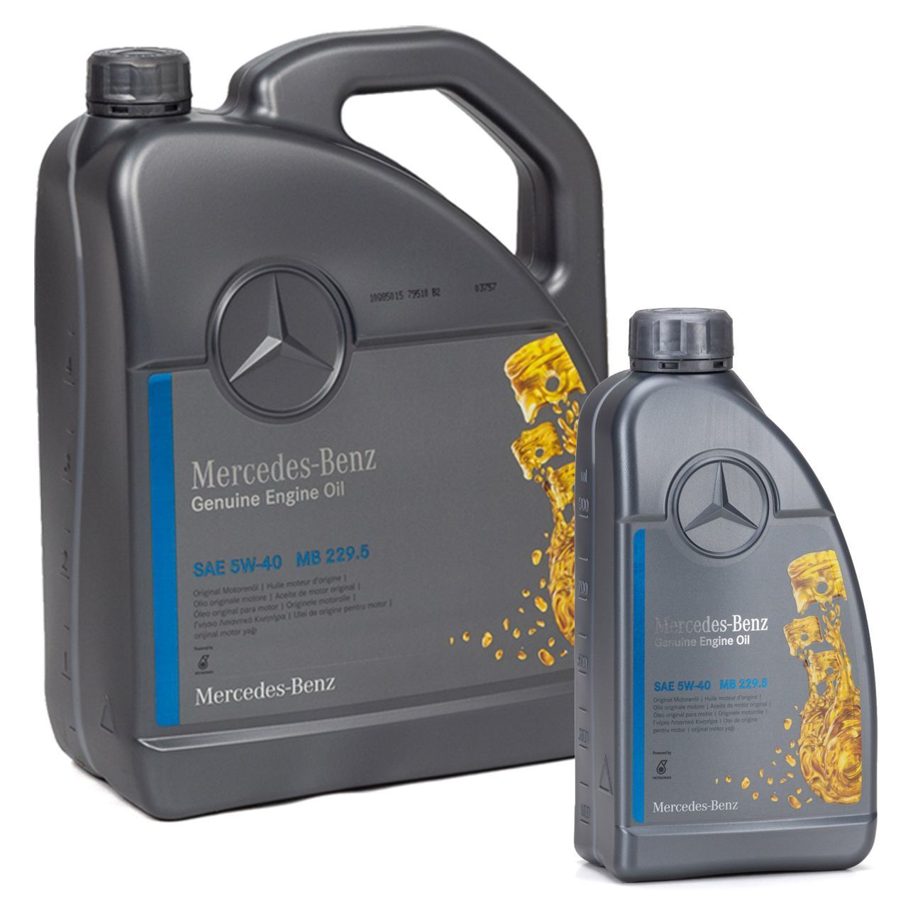 Mercedes Benz 5W40 Motor Yağı 6 LT 2022 Tarihli Orijinal (A000989920213AIFE)