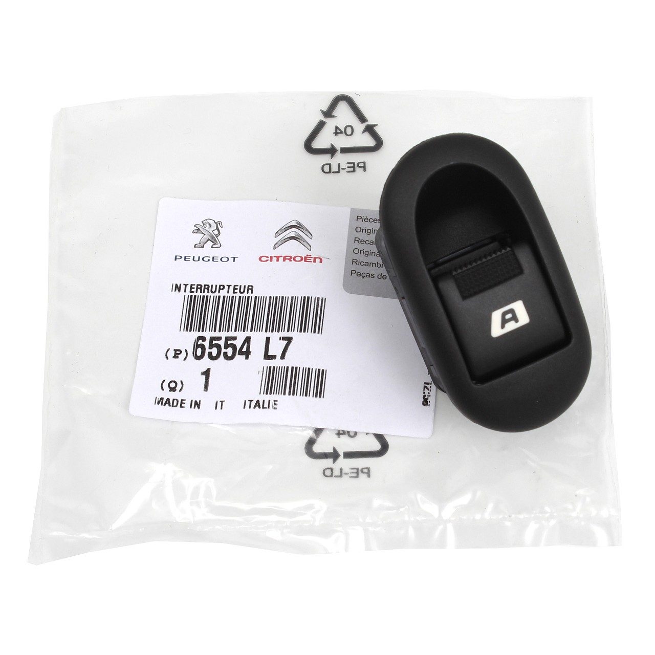 Cam Kumanda Düğmesi Sağ / Sol Citroen C2 C3 II C3 Pluriel Peugeot 1007