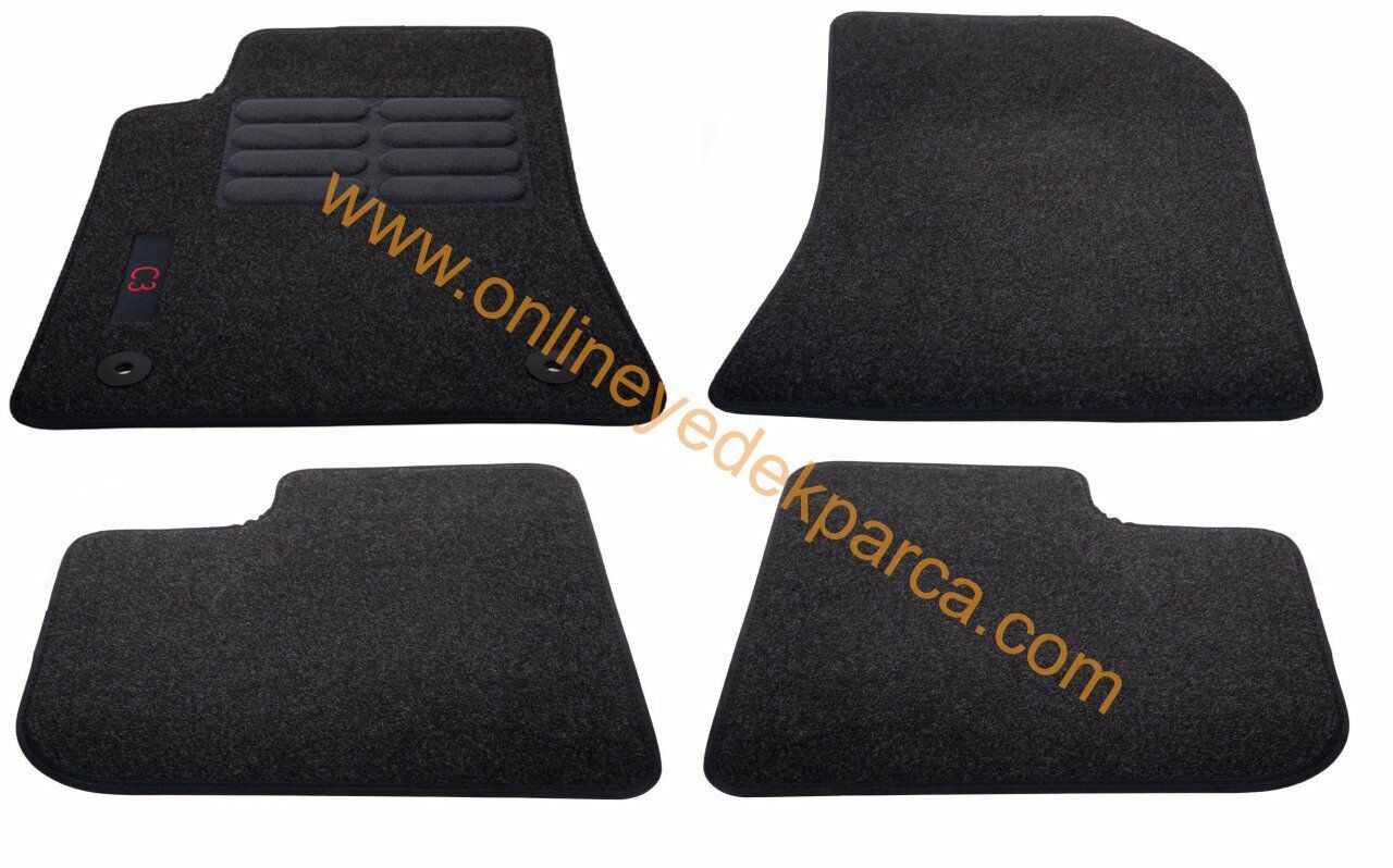 Citroen C3 2009-2015 Halı Paspas Takımı Orijinal