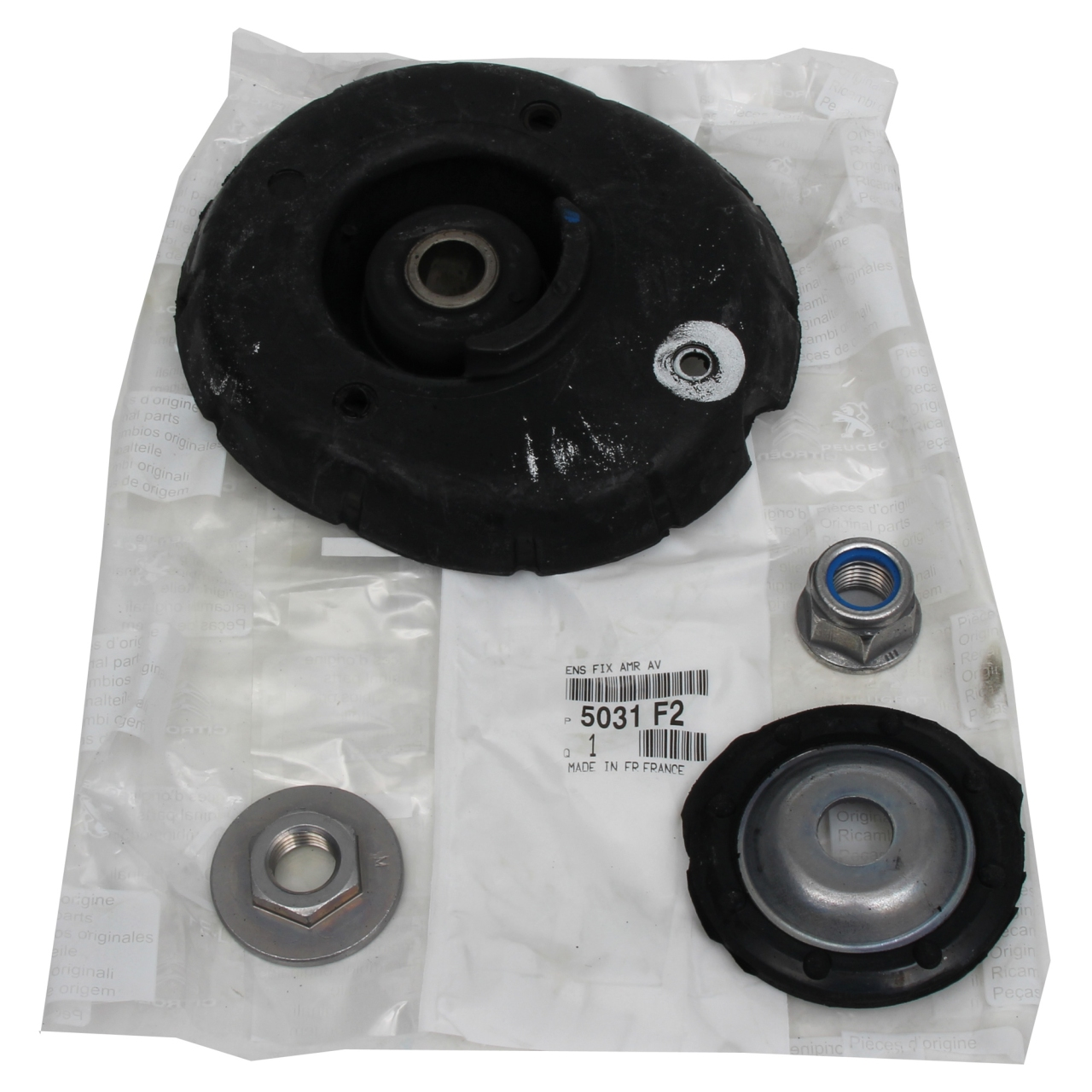 Citroen C3 2009-2015 Ön Amortisör Takozu+Bilyalı Set Orijinal