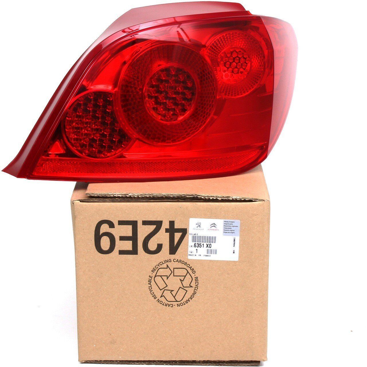 Peugeot 307 2006-2009 Sağ Stop Lambası Orijinal