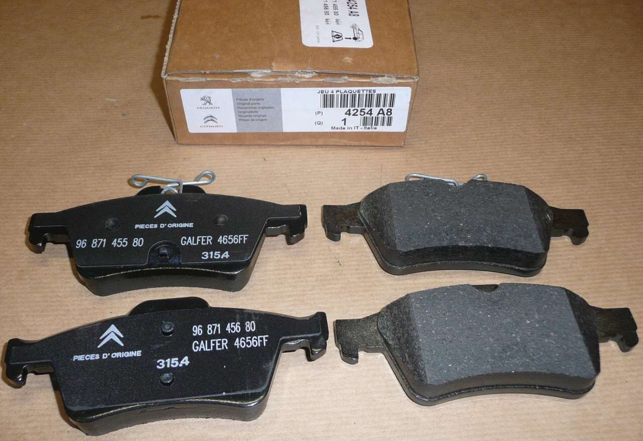 Peugeot 508 2011-2014 Arka Fren Balata Takımı Orijinal Servis Ürünü