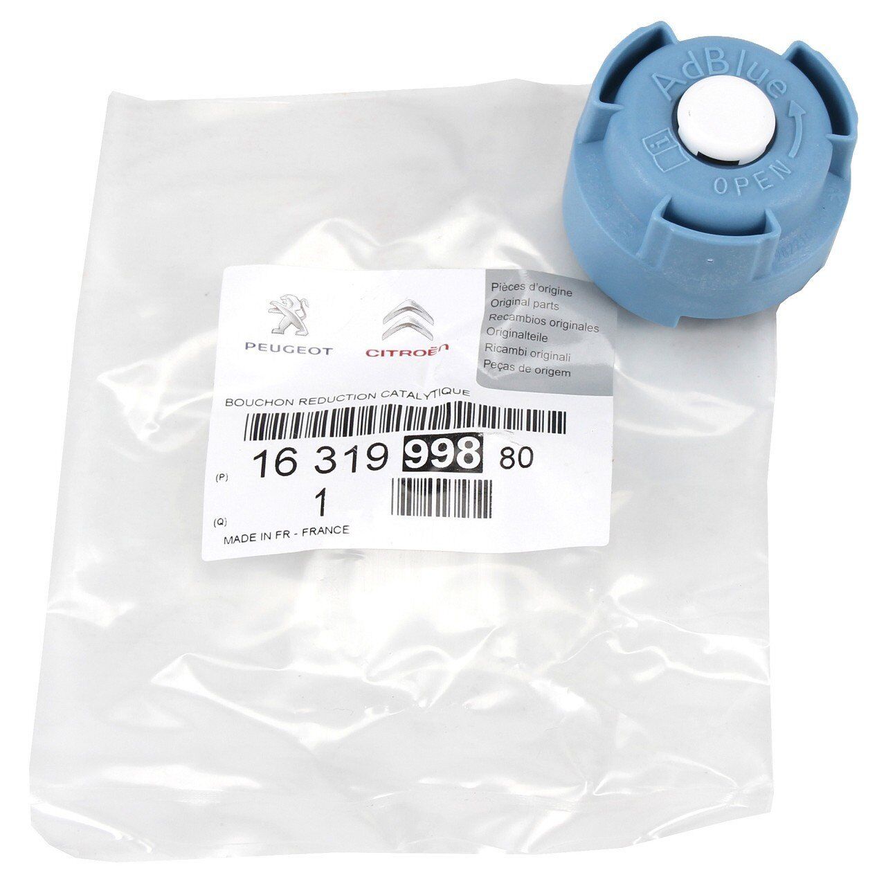Citroen Berlingo 2009-2018 Adblue Depo Kapağı Orijinal