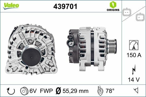 Alternatör Kmp 10-207-308-508-3008-5008-C3-C4-C5-Prt-Brl 1.6Hdi