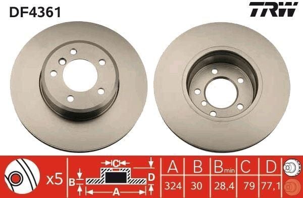 Disk On 04-520İ-D-523İ-525İ-D-530İ-D (E60-E61)