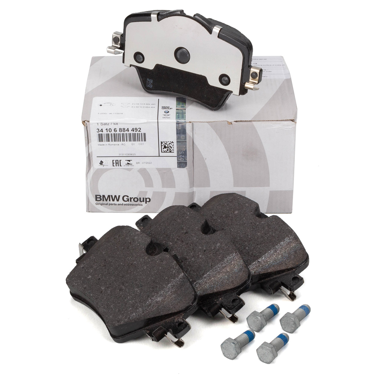 Ön Fren Balatası - BMW 1F40, F45, F46, X1 F48/F49, X2 F39, G20-G21-G22-G23-G26-G28, G42, G30-G31, X3 G01, X4 G02, Mini F54-F60 (2014 ve Sonrası)