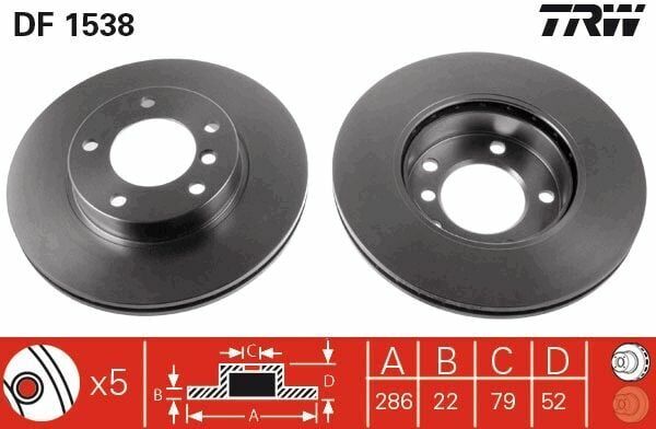 Disk On 94-05 3S-E36-E46 Havalı
