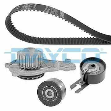 Triger Seti + Devirdaim Su Pompası P206 P207 P307 C1 C2 C3 (I II II) C3 Plurıel Xsara II Dv4td (1.4 HDI 8V Fiesta 1,4Tdcı) (144Dış Kayış) , Mazda 2 1.4 Mzr-Cd 08-15