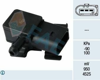 Egzoz Basınç Sensörü BMW E81 F20 F30 F10 E60 E84 E83 F25 F26 E70 N47 N57