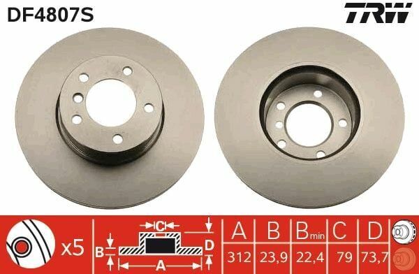 Disk On (Ad) 05 ≫, 1-Seri (F20-F21) 3-Seri (F30-F31) (Kutu Fıyat Tek)