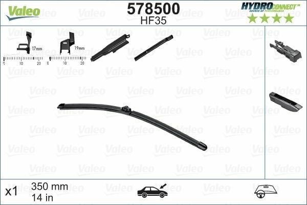 Silgi Süpürgesi Tek 35Cm 18-Focus-Fiesta