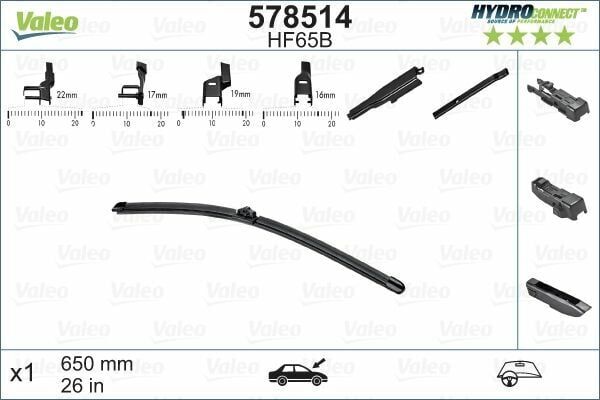 Silgi Süpürgesi Tek 65Cm 01-Pt.307-C4