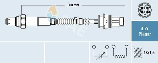 Oksijen Sensörü Katalızor Öncesi BMW E46 N45 3.16 02 -