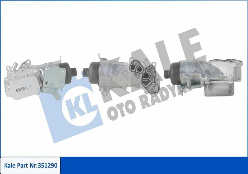 Yağ Soğutucu Komple (Aparatlı) (Ford Focus / C-Max / Fiesta / Courıer / 68-70-90-95-110-115Ps 1.4 1.5 1.6 TDCI 02-18) Peu