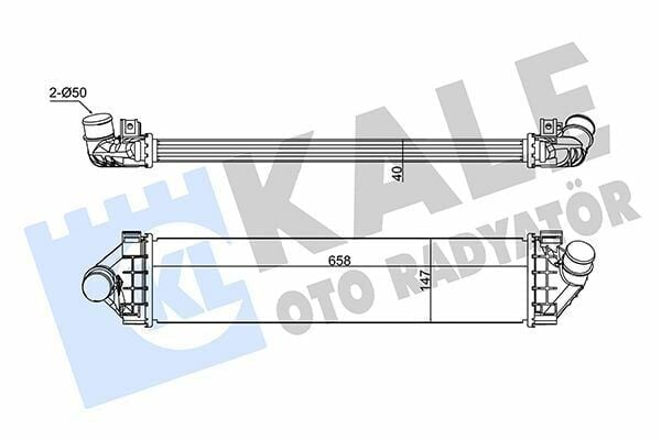 Turbo Radyatörü (Intercooler) 11-Focus.III-Cmax-Mondeo-Smax 2.0Tdci