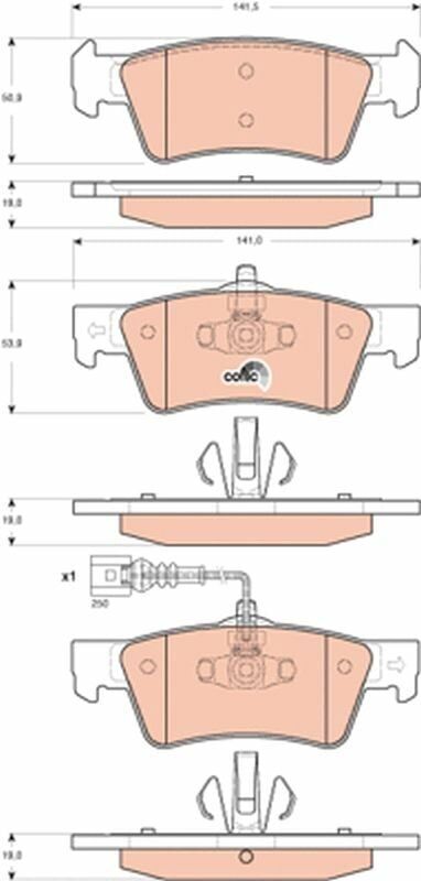Fren Balata Arka Transporter T5 03 -