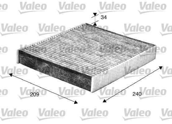 Kabin Filtresi Karbonlu-(Ford Focus Cmax 03-Mondeo 07-14-Kuga 08-12)