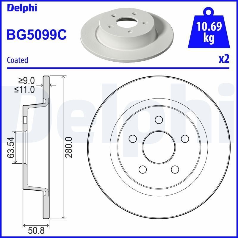 Rotmili Sol Transit V184 Tt8 01-06 Transit V348 Tt9 2.4 TDCI 06-11