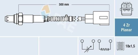 Lambda Sensörü 06-Yaris-Aygo-Pt.107-Cn.C1 1.0İ 12V (Arka)