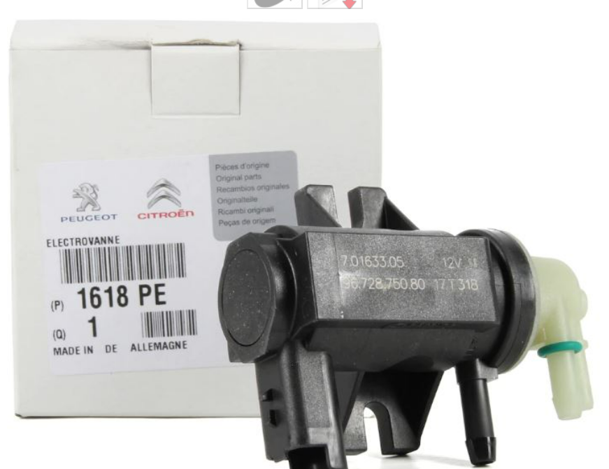 Peugeot 308 2007-2013 Turbo Selenoid Valf PSA