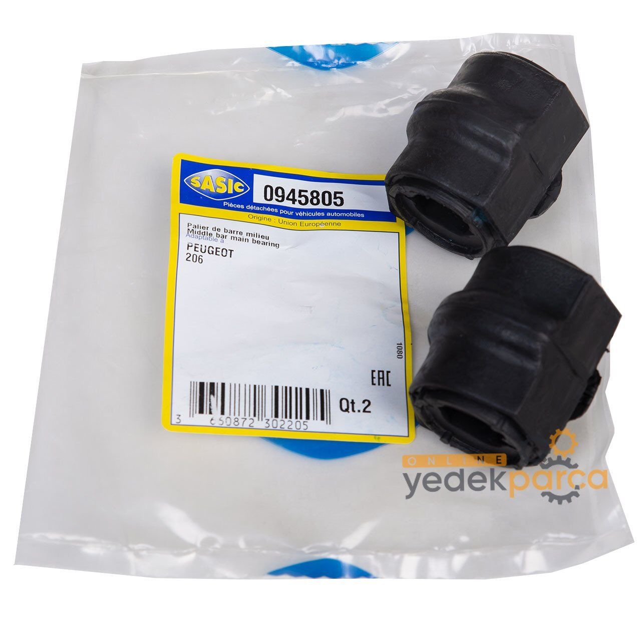 Peugeot 206 1998-2012 Viraj Demir Lastik Takımı 19mm 2 Adet