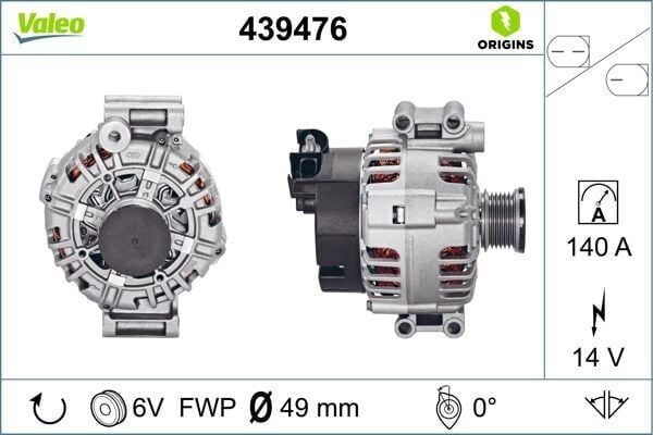 Alternatör Kmp BMW 3 (E30 E36 E46) 1 (E81 E87) Alternatör Kmp Bınek (Ithal) *E.F.U**