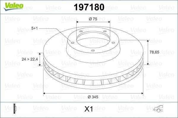 Disk BMW X5 (2007 -) 3.0Sd, 4.8Sı V8 X6 (2008 -) 3.0D, 3.0Ifren Bınek (Ithal)