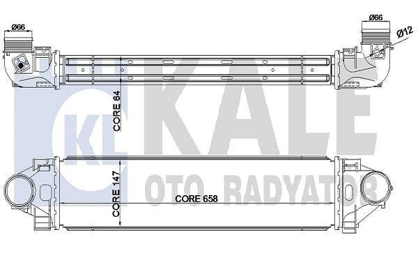 Turbo Radyatörü (Intercooler) 10-Focus-Mondeo-Smax 2.5Rs